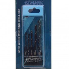 Σετ 5τεμ Τρυπάνια Ξύλου 4-5-6-8-10mm 598370